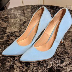 JustFab pastel blue heels